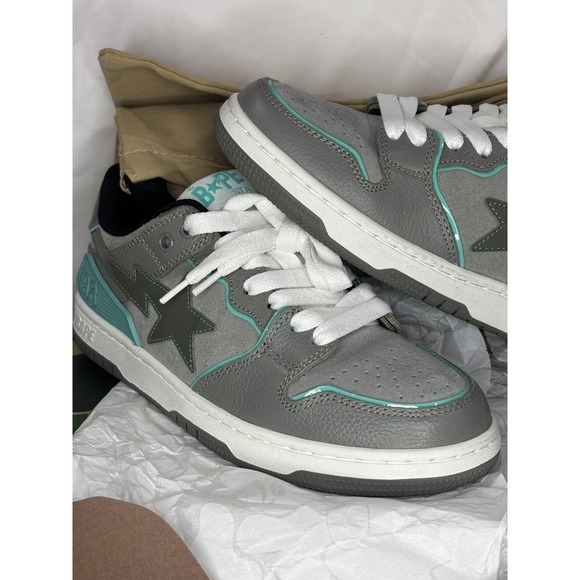 A Bathing Ape BAPE "SK8 Sta #2" Gray 1I70-291-011 Size 6 NEW - Picture 2 of 16
